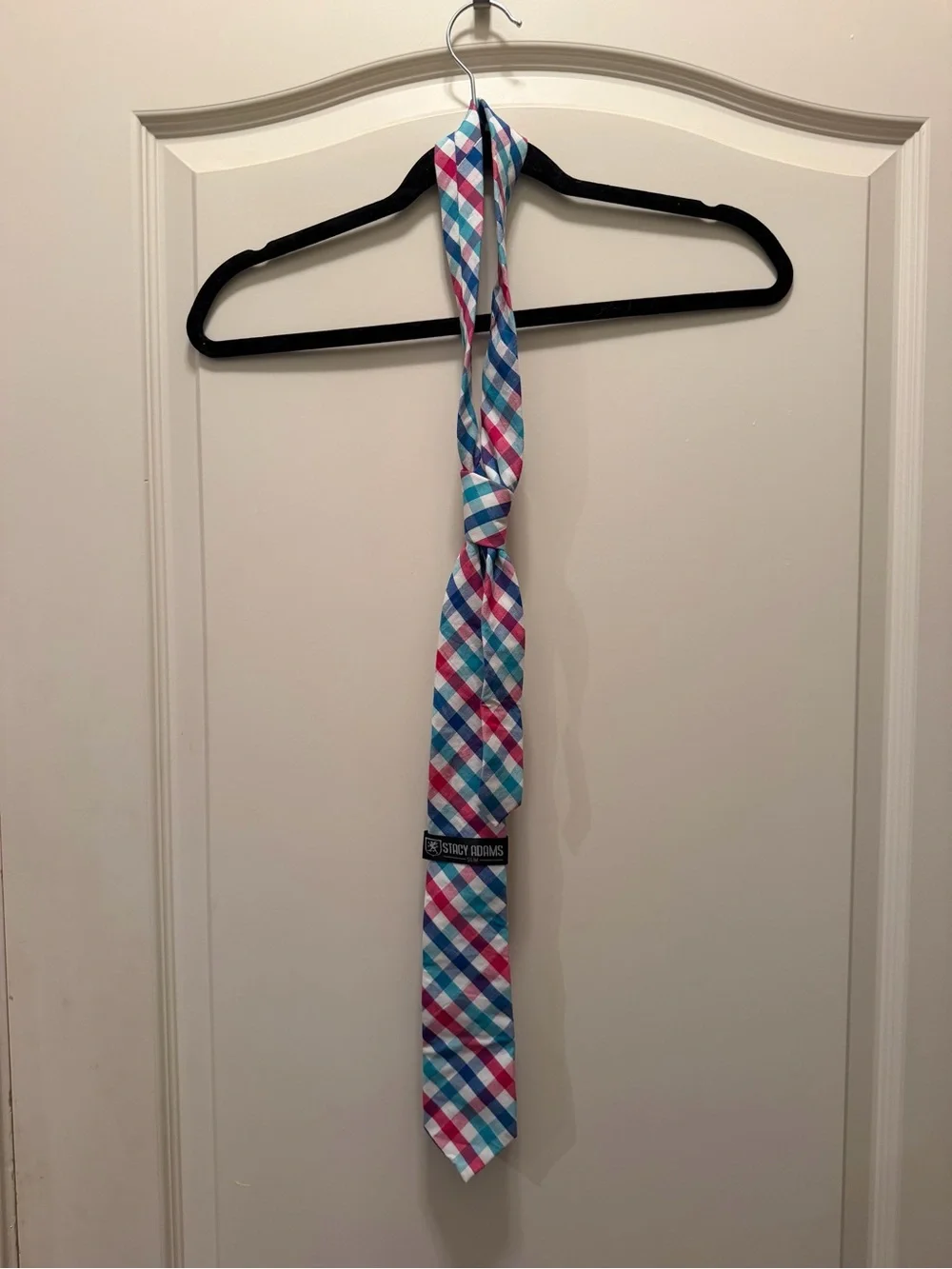 NWT Mens Stacy Adams Colorful Checkered Tie